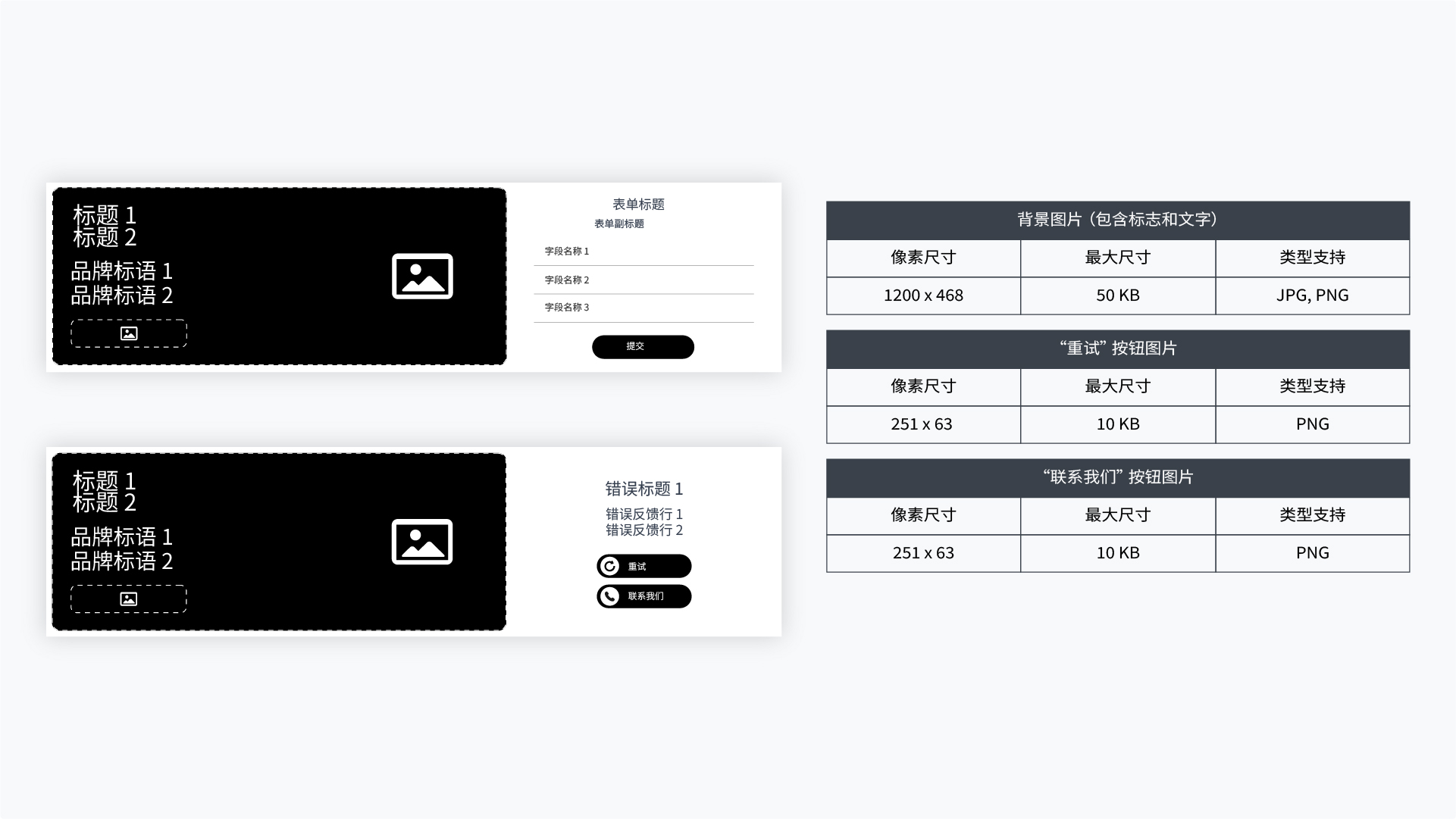 LeadFlow 360 静态表单富媒体展示广告牌故事板设计