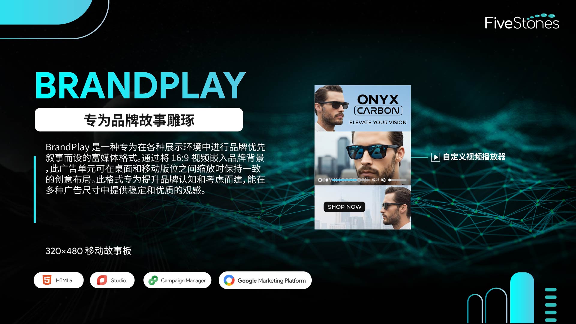 Brandplay Interactive Video Rich Media Display Ad Mobile 320x480 Storyboard Design