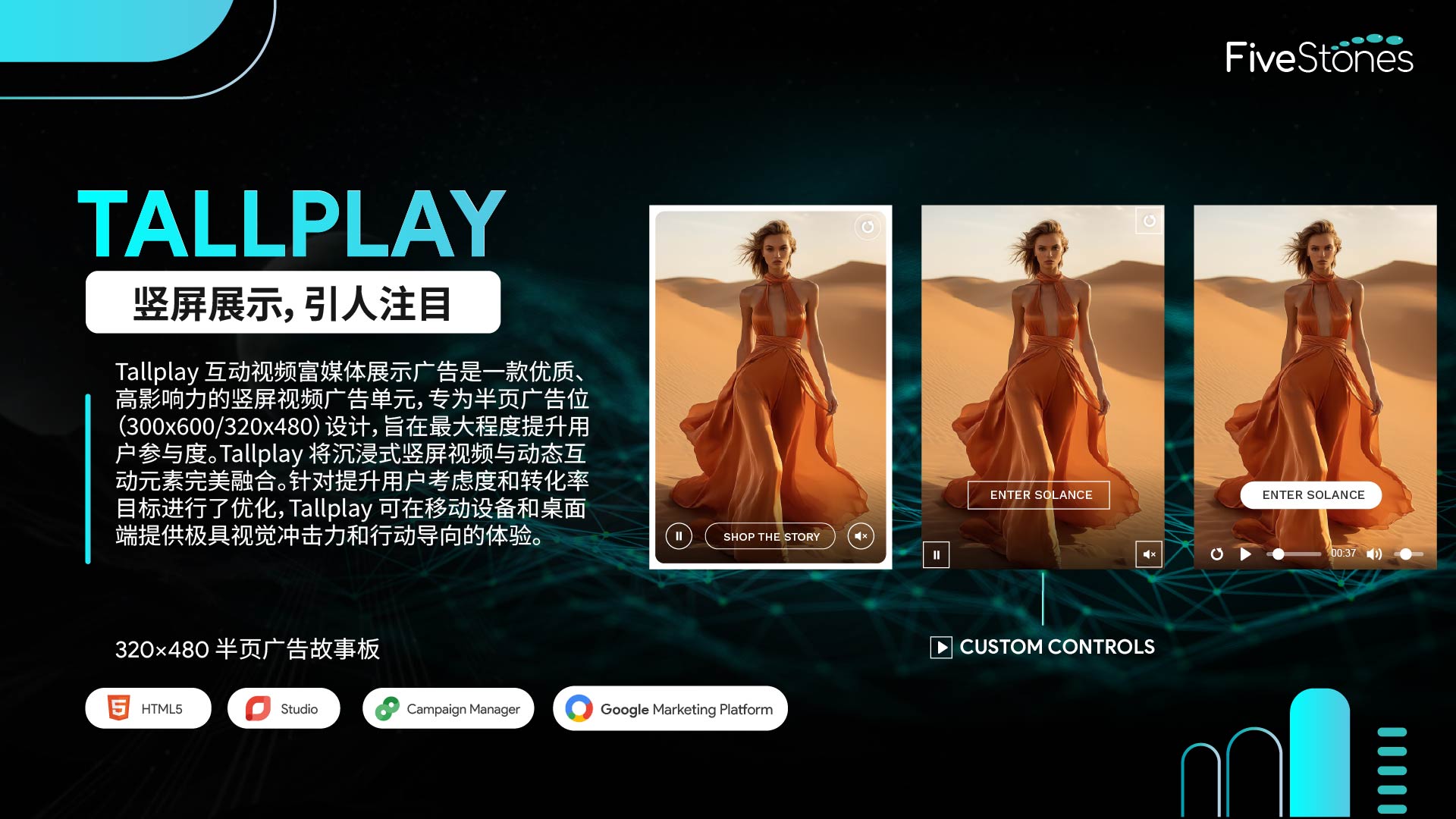 Tallplay Interactive Video Rich Media Display Ad 320x480 Storyboard_Design